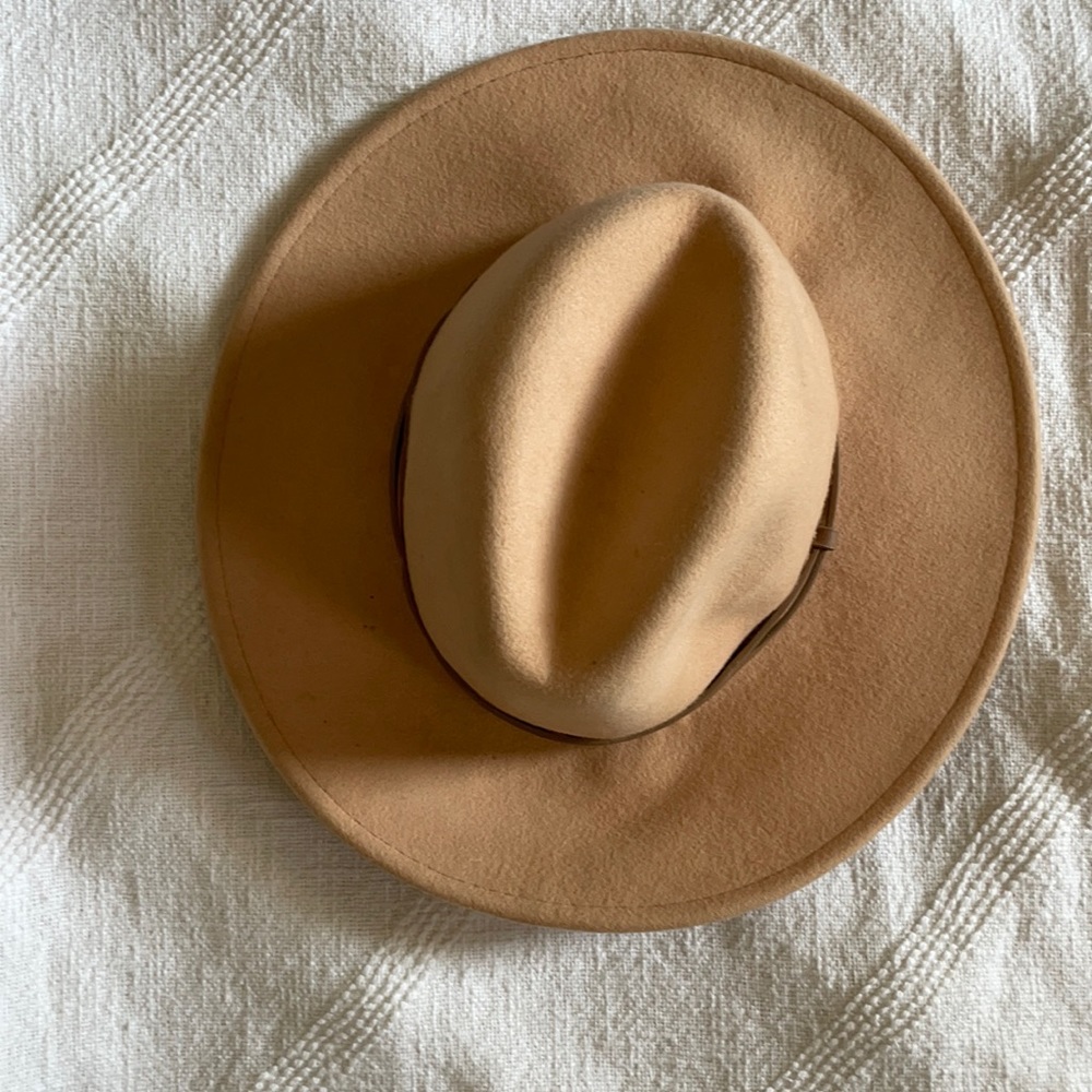 Cute tan wool hat